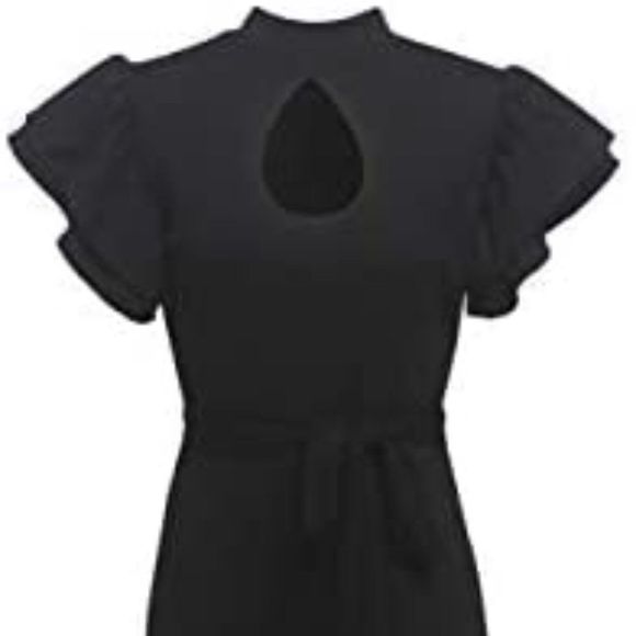 Women's Straight Long Pants Jumpsuits - Picture 8 of 9